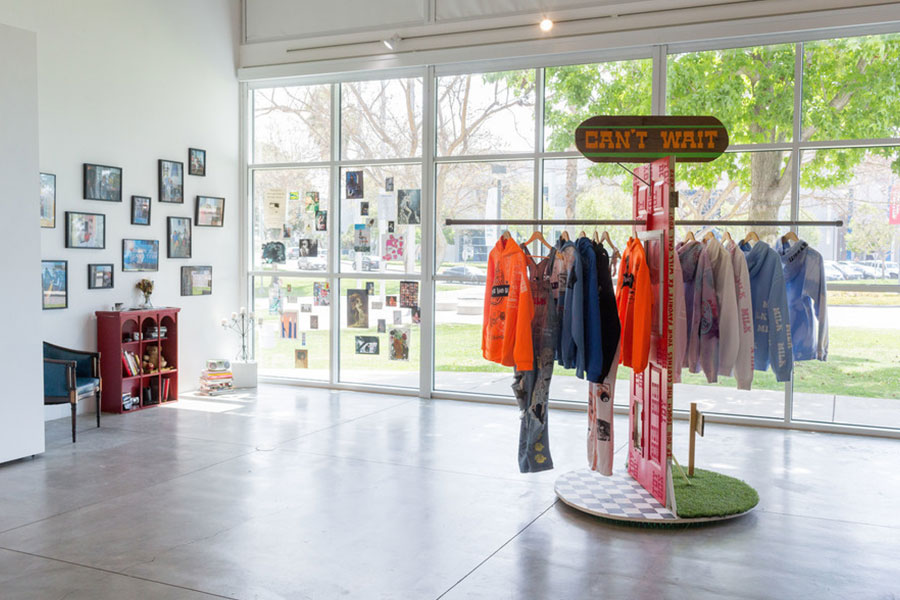 Art Installations at the Thomas. P. Kelly Student Art Gallery at LMU