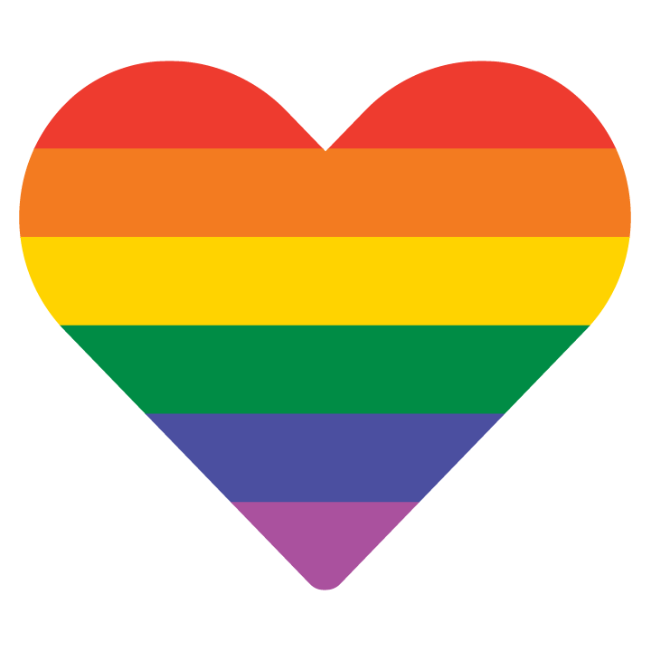 Rainbow flag heart gif